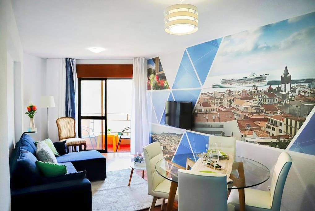 Funchal Downtown 5Min Marina + 2 Bedroom + Parking Экстерьер фото